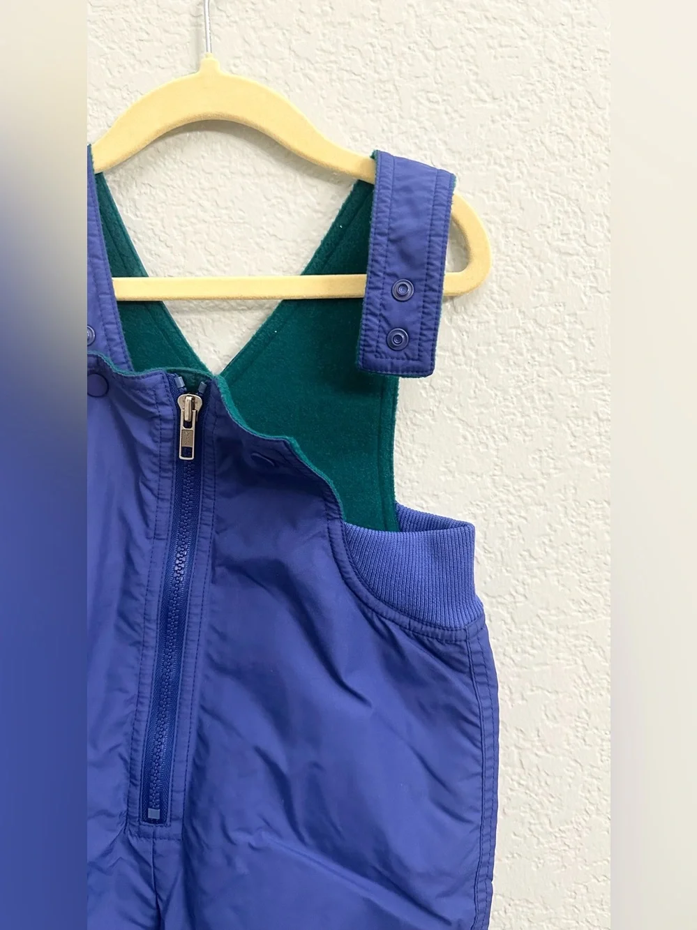 Vintage 1997 Patagonia Baby Snow Bib Overalls USA 18M Purple